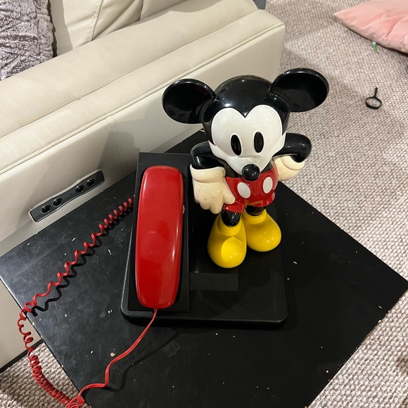 Vintage Rare Disney Mickey Mouse Phone